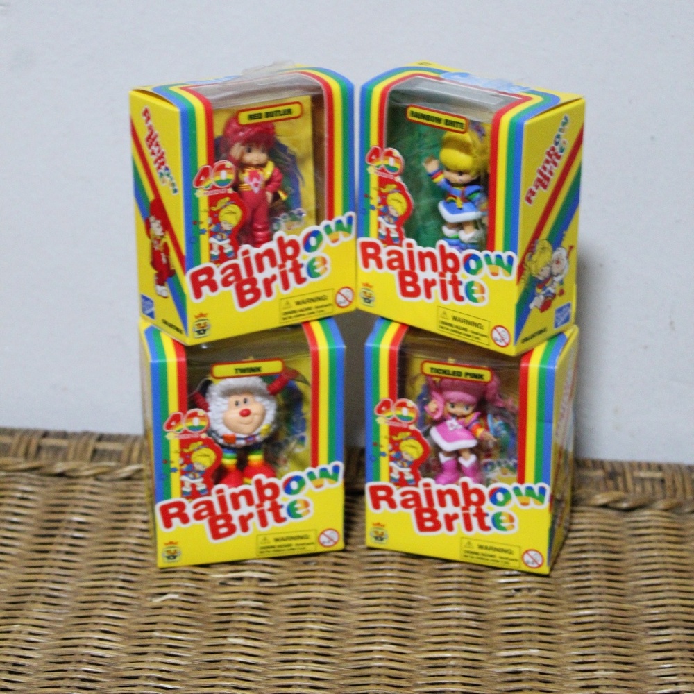 The Loyal Subjects' Rainbow Brite CheeBee Mini Figures.  Set of 4